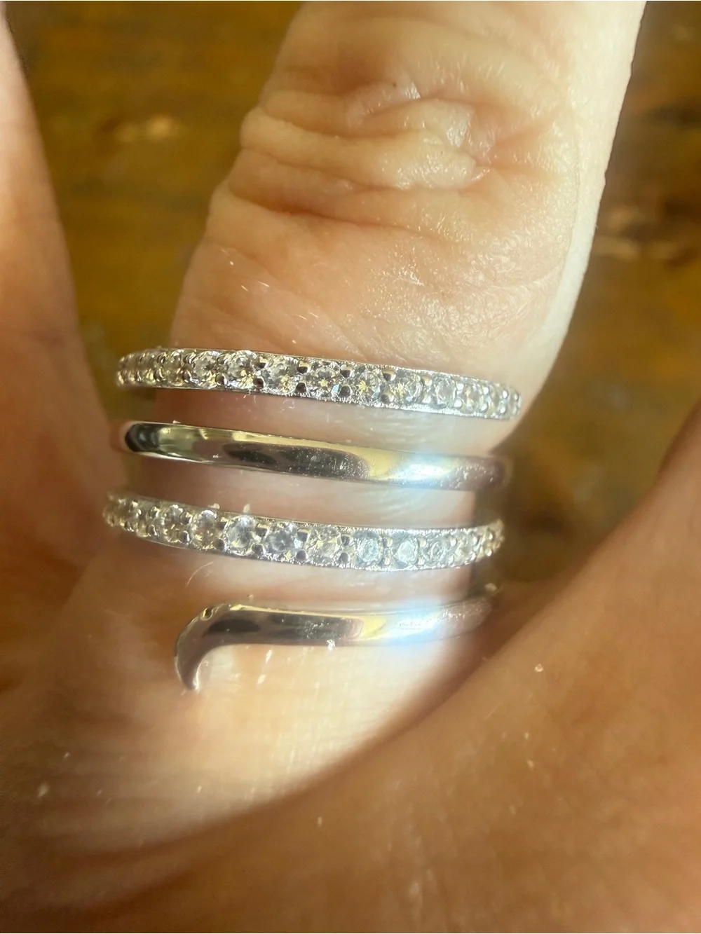 Diamonique sterling silver